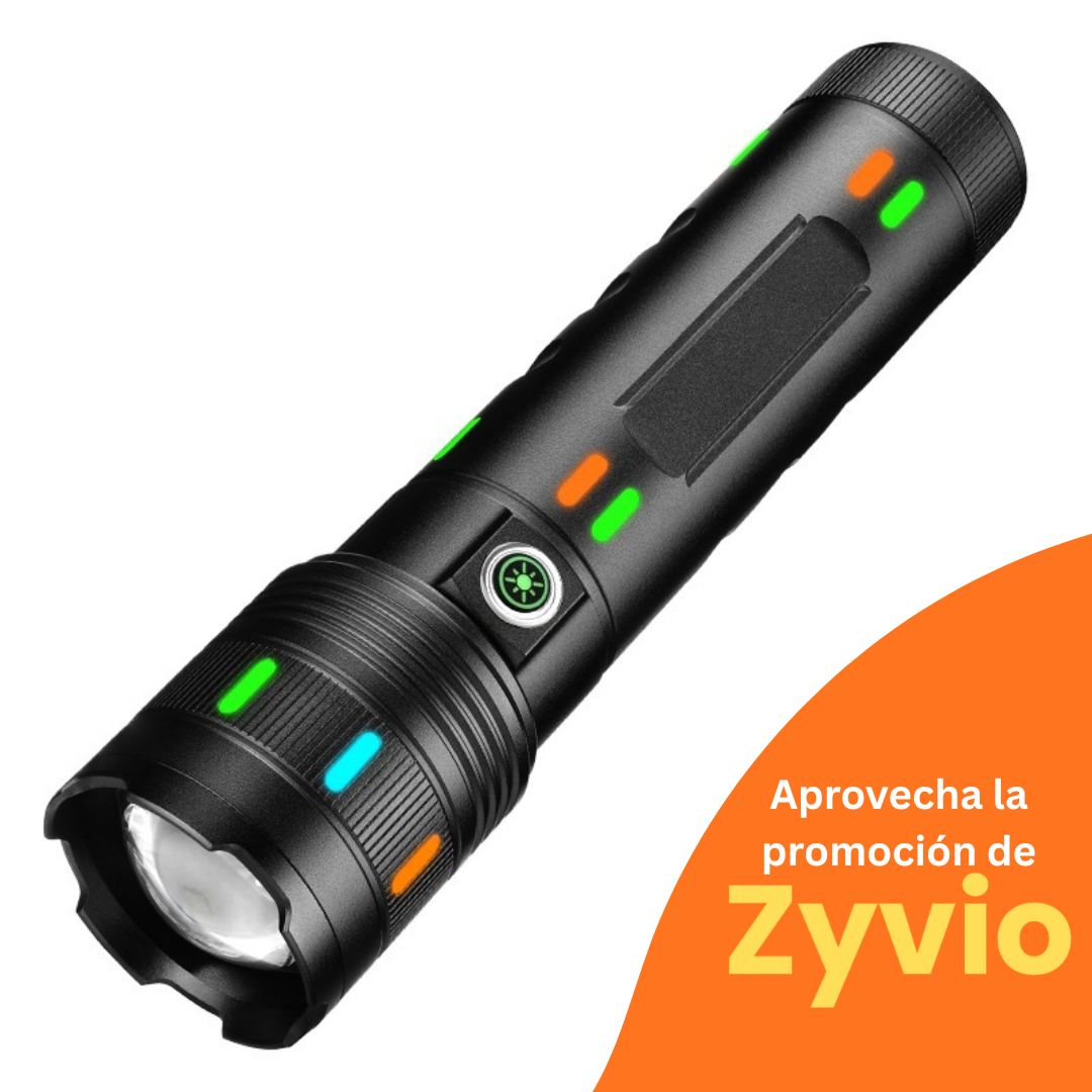 MEGA LINTERNA LED RECARGABLE🔥