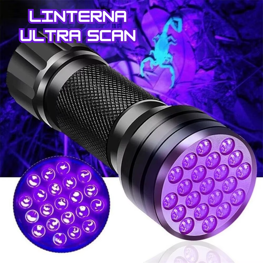 Linterna UV de luz negra