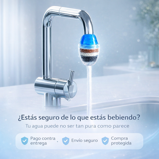 FILTRO DE AGUA Y PURIFICADOR PARA GRIFO