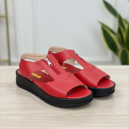 SANDALIA VELESA CON CIERRE PLANTA CONFORT✔