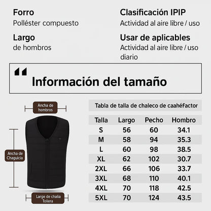 Chaleco de calefacción eléctrico unisex -ThermoVest🔥🧊