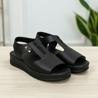 SANDALIA VELESA CON CIERRE PLANTA CONFORT✔