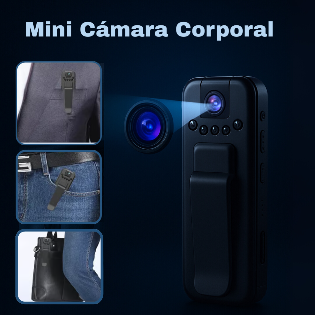 Mini Cámara Corporal HD📷️ Oferta flash⚡Casi agotado🔥