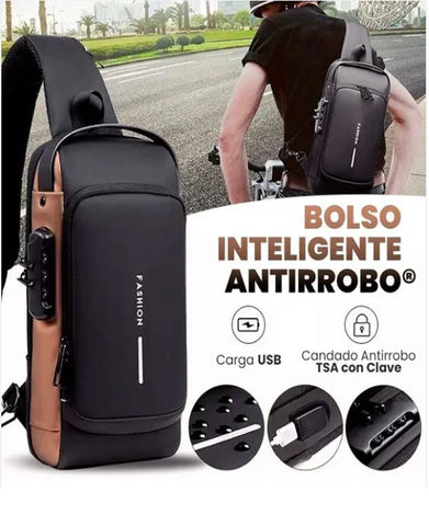 Bolso Antirrobo Impermeable Con Usb✔🔥